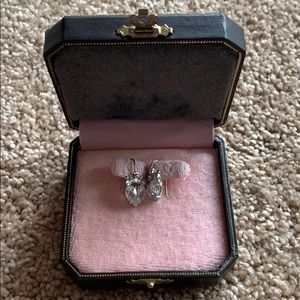 Juicy Couture small heart diamond earrings
